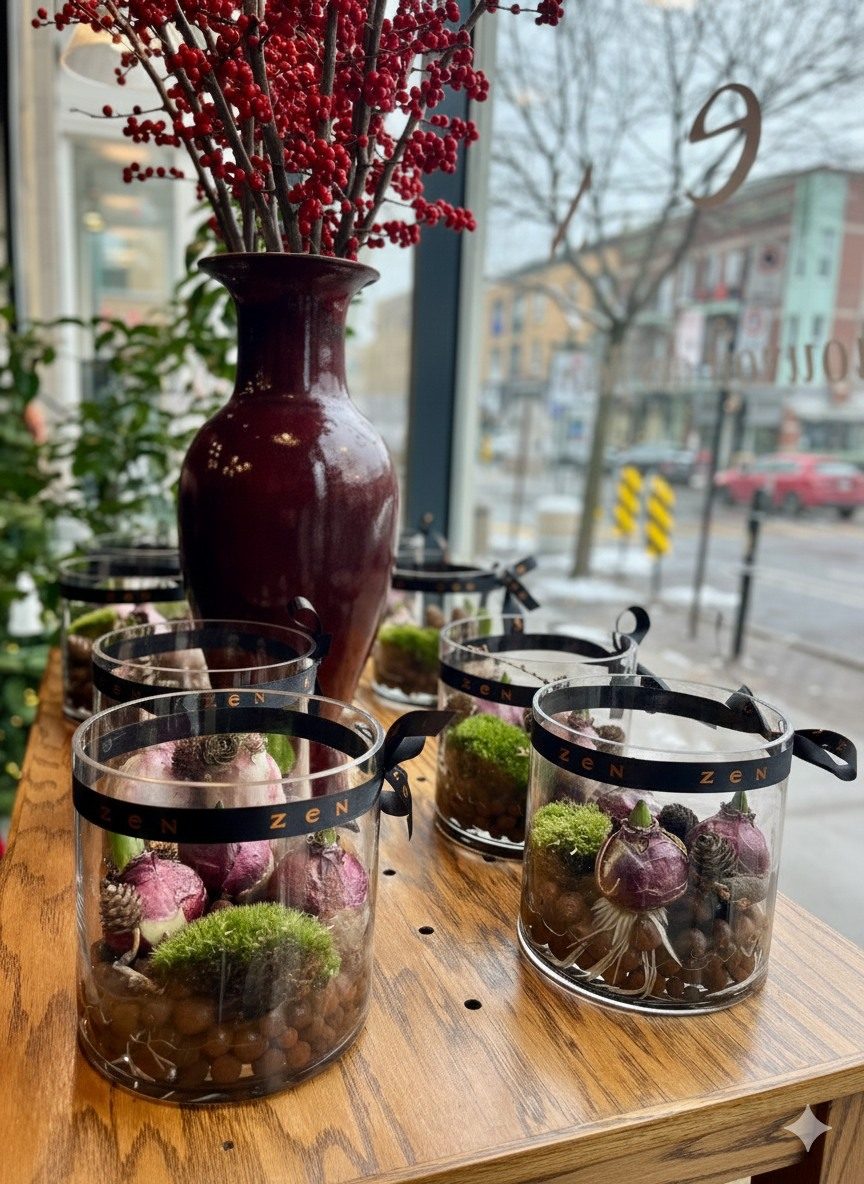 Envie d'un peu de verdure cette hiver? Nos jacinthes en bulbes sont arrivées en boutique! Faites les fleurir à la maison et ajoutez une touche naturelle à votre espace.🌱🪻

#jacinthe #jacinthes #bulbes #fleurs #plantes #plantlovers #lepouvoirdesfleurs