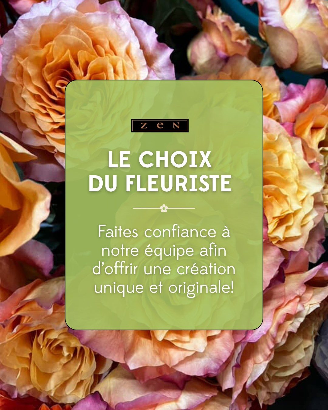 💐 Cette Saint-Valentin, faites confiance à nos fleuristes!

Pour un service optimal, nous vous recommandons de choisir l’option Le choix du fleuriste lors de votre commande en ligne. 

Partagez votre budget, vos couleurs préférées et le style souhaité… on s’occupe du reste avec passion et créativité. ❤️

✨Pour commander : lien en bio

#saintvalentin #cadeausaintvalentin #fleurssaintvalentin #fleuristemontreal